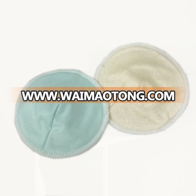 China Eco friendly Naughty baby reusable waterproof contoured bamboo charcoal cotton feeding nursing breast pads