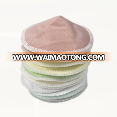 Baby shower gifts nursing pads bamboo organic nursing pads private label contoured with laundry bag